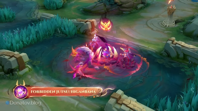 Анимация ультимейта Ханаби «Vessel of Rage» в Mobile Legends: Bang Bang