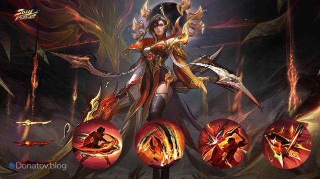 Окраска кнопок способностей Бенедетты «Vessel of Pride» в Mobile Legends: Bang Bang