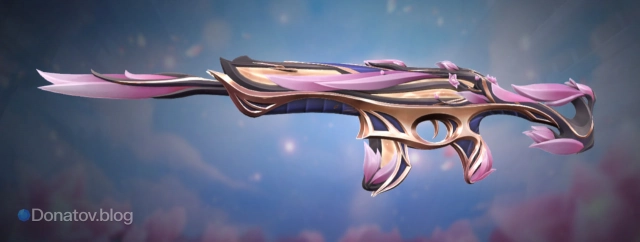 Розовая расцветка «Таинственный цветок»