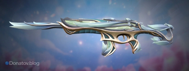 Синяя расцветка «Таинственный цветок»