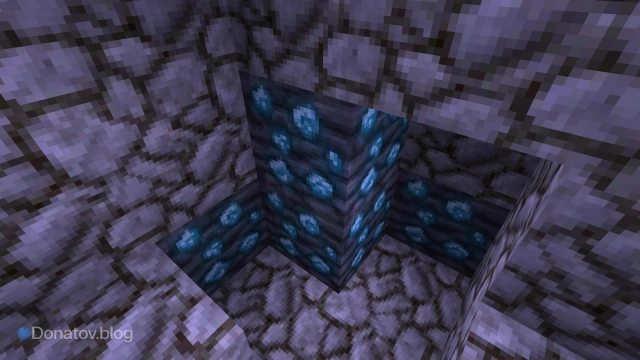 Алмазная руда в пещере