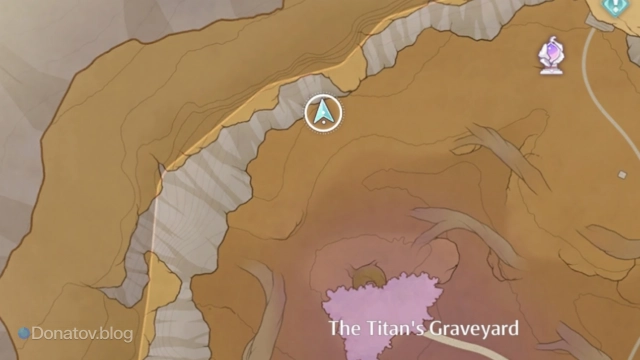 Расположение Behemoth в Infinity Nikki