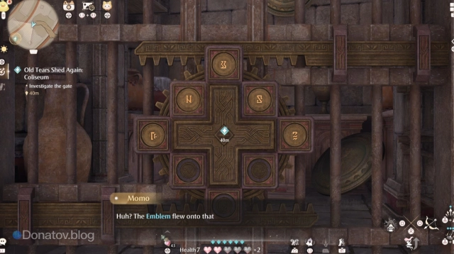 Замок в квесте Old Tears Shed Again: Coliseum