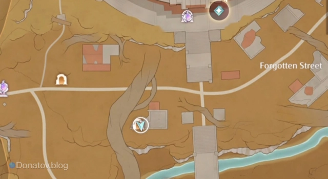 Расположение шестой эмблемы в Infinity Nikki