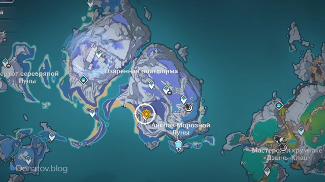 Телепорт в Анклаве Морозной Луны
