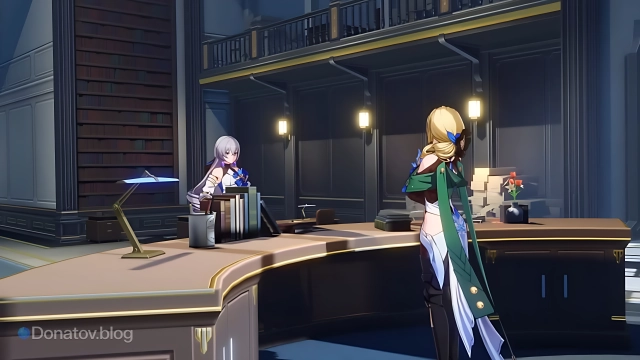 Броня ведёт диалог с Коколией