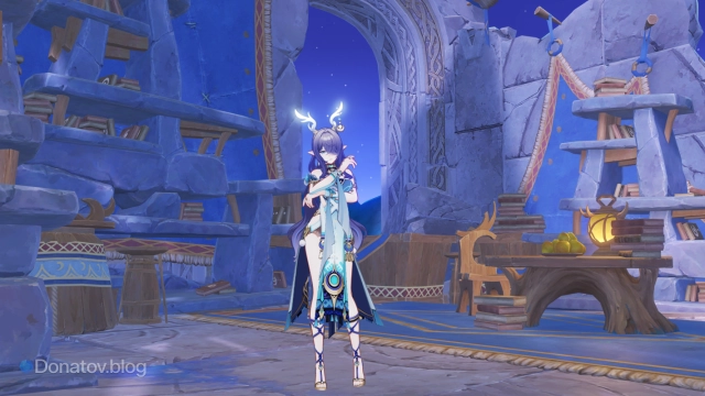 Лаума в новой библиотеке