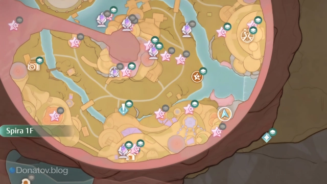 Расположение первого лабиринта в Infinity Nikki