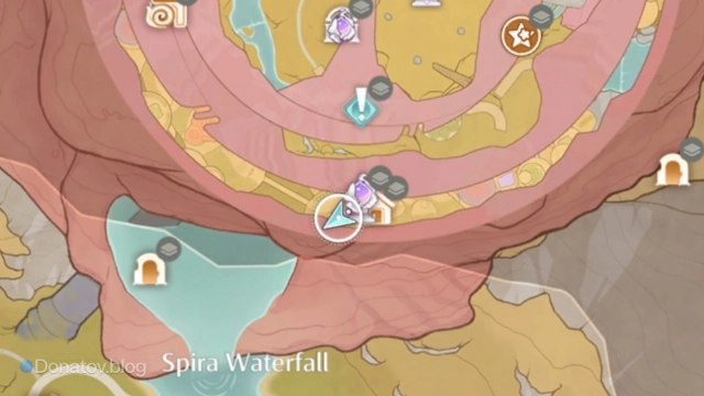 Расположение третьего лабиринта в Infinity Nikki