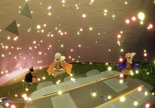 Общение с игроками во время ужина у Бабушки