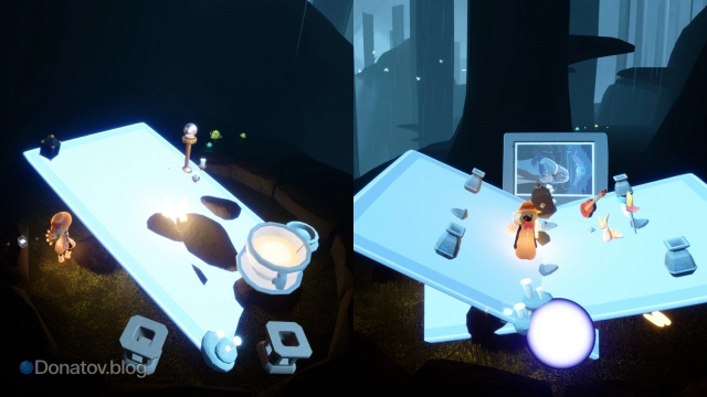 Использование общих пространств для сжигания сфер