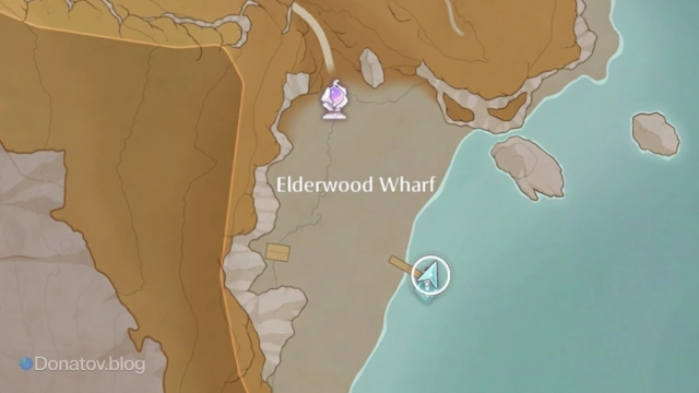 Расположение игры Old Dock House