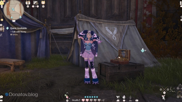 Где найти игру Coliseum Camp в Infinity Nikki