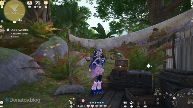 Игра Giant Vine Forest Camp в Infinity Nikki