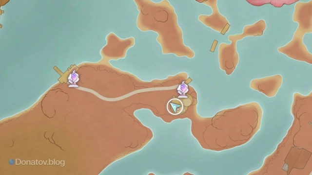 Расположение игры Mothershroom Woods Camp