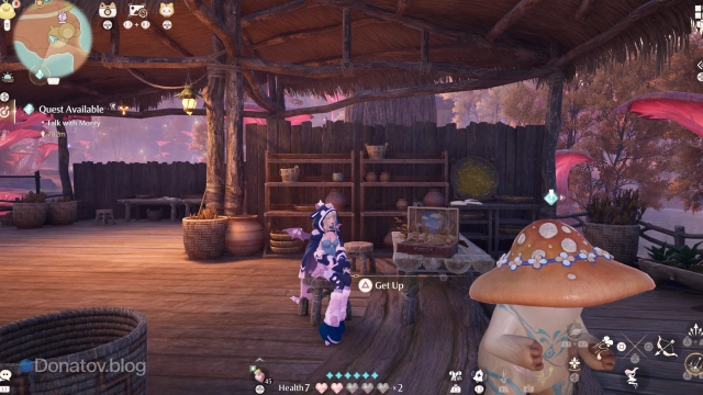 Где найти игру Mothershroom Woods Camp в Infinity Nikki