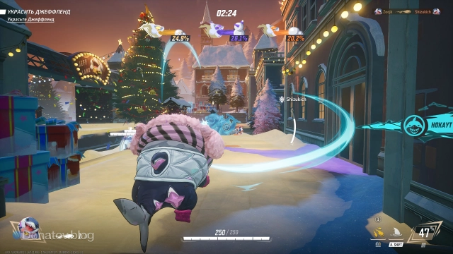 Геймплей Джеффа-забивалы