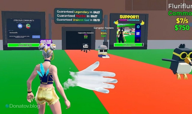 Персонажи в брейнрот