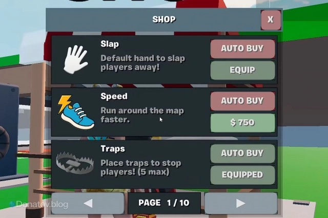 Магазин в Steal the Brainrot