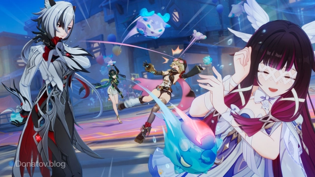 Арлекино, Коломбина, Нефер и Ягода