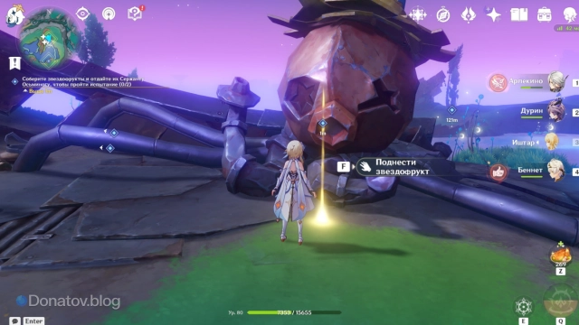 Подношение звездофруктов