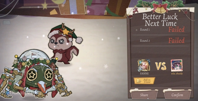 Результаты матча Christmas Gift Adventure