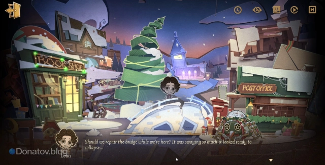 Момент сюжетной линии Winter Wishes в Identity V