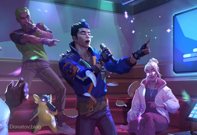 Видео-арт с главного экрана Valorant