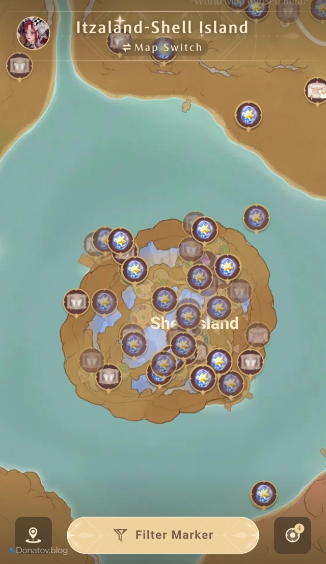 Интерактивная карта для «Инфинити Никки»