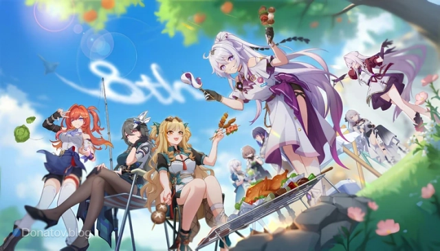 Официальный арт из игры Honkai Impact 3rd