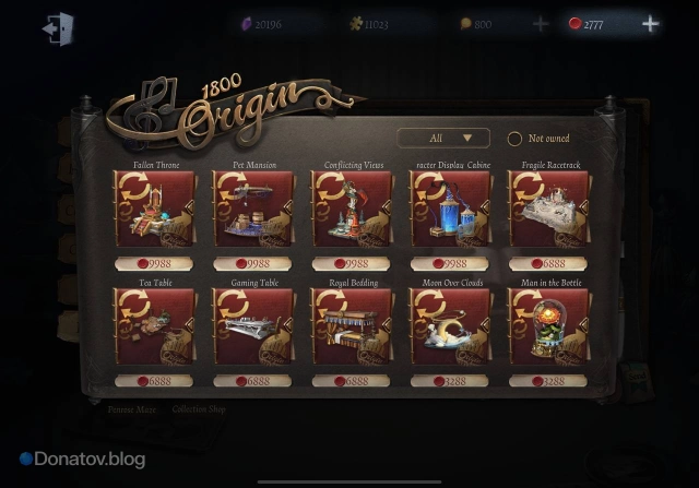 Роскошная мебель в магазине 1800 Origins