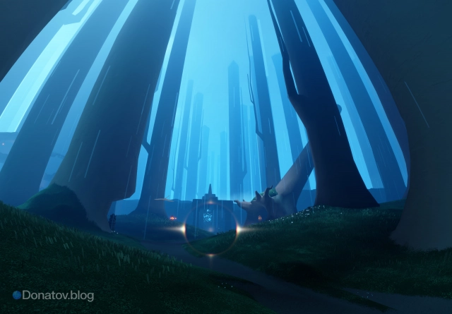 Локация с третьими воротами в Тайном лесу