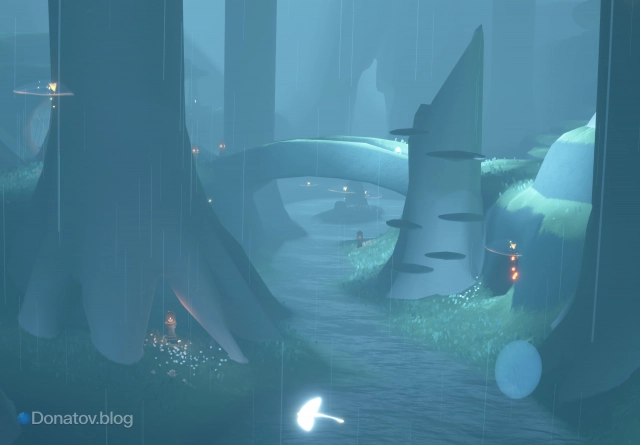 Мостик на основной локации в Тайном лесу