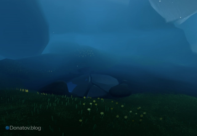 Каменная плита в Тайном лесу, преграждающая путь