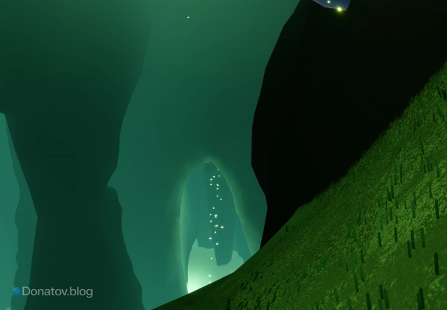 Нужный поворот к острову