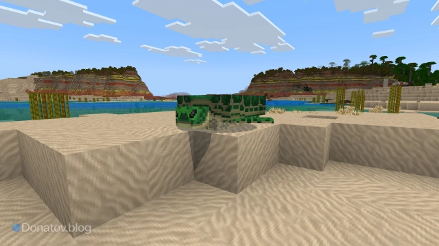 Черепаха в Minecraft