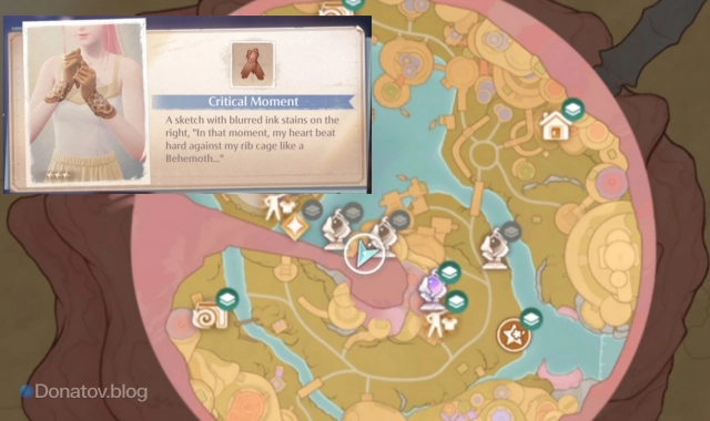 Местоположение перчаток Critical Moment в Infinity Nikki