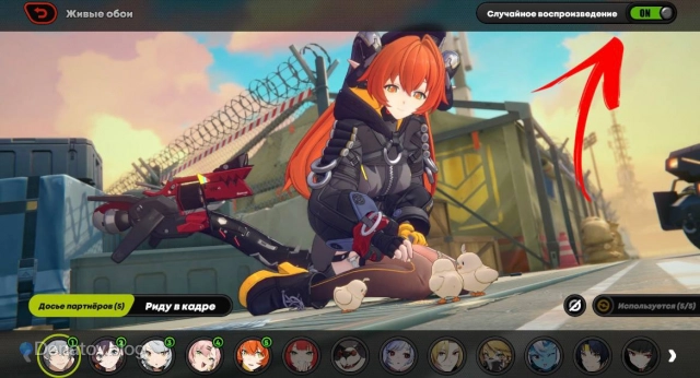 Функция «Случайное воспроизведение»