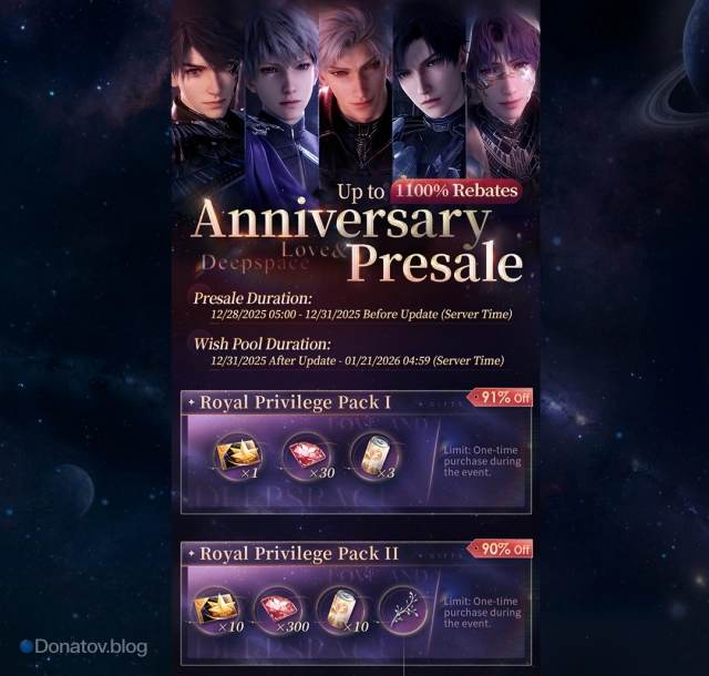 Presale-наборы перед обновлением