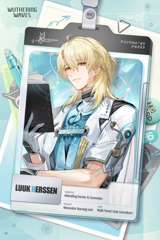 Люк Герссен в анонсе для версии 3.1 Wuthering Wave