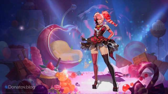 Луна Сноу в костюме «Вишнёвое наслаждение»