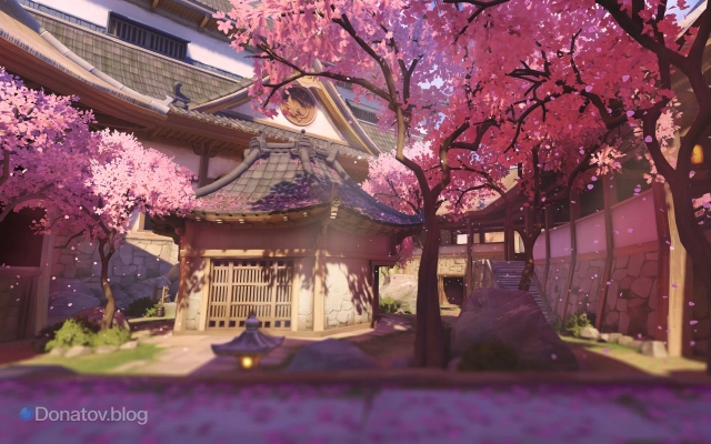 Карта «Ханамура» из первой части Overwatch