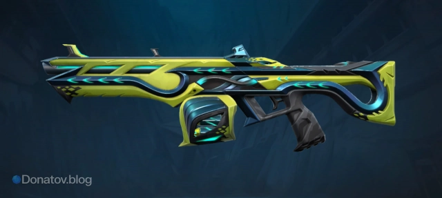 Жёлто-зелёная расцветка «Киберзмей»