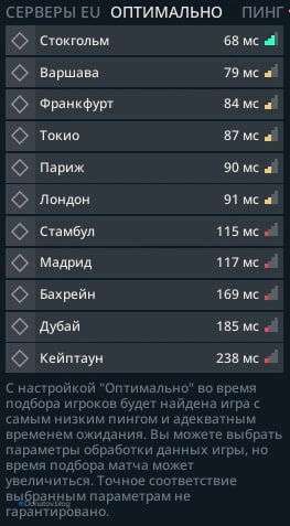 Игровые сервера EU в Valorant