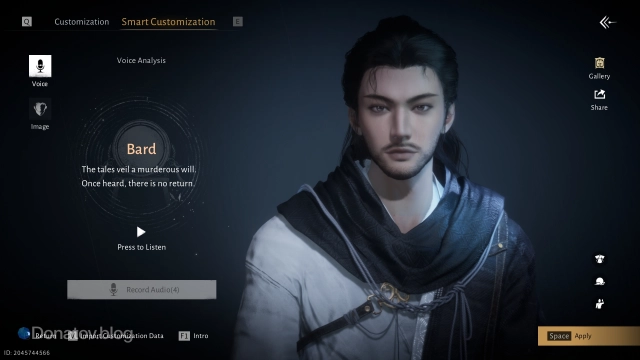 Мужской персонаж Where Winds Meet, созданный на основе женского голоса