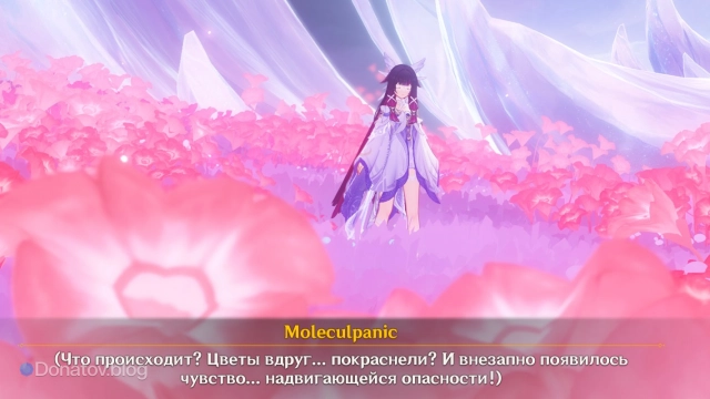 Красные цветы