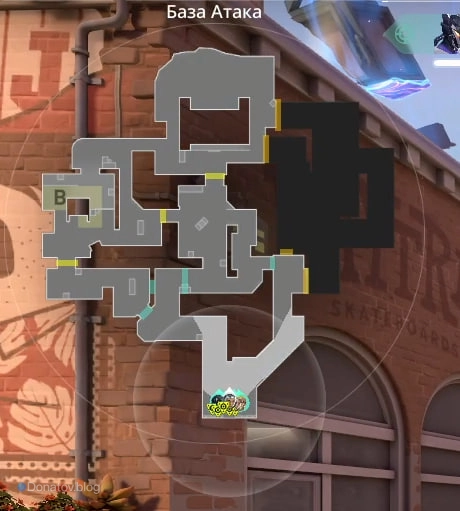 Мини-карта «Случайные агенты, одна точка»: Sunset