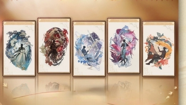 Poetic Figures — ивент Love and Deepspace с традиционной китайской вырезкой