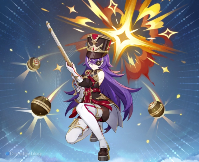 Сплеш-арт Шеврёз в Genshin Impact