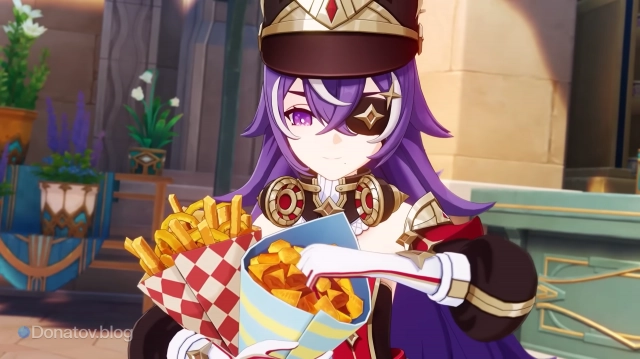 Шеврёз с вкусняшками из своего трейлера «Стреляя без промаха»